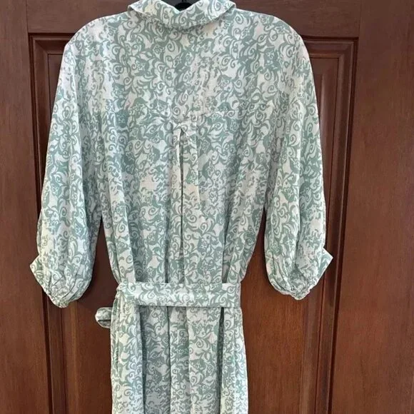 Anthropologie ~ The Irene Linen Shirt Dress by Maeve - Picture 4 of 6